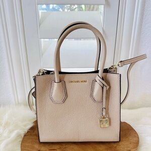 Michael Kors Beige Satchel Bag